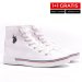 U.s. polo assn, pantofi sport inalti white penelope-h1fx