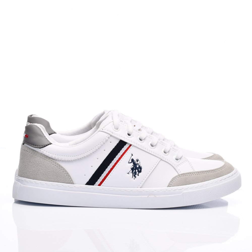 U.S. POLO ASSN, PANTOFI SPORT WHITE AREN-1FX