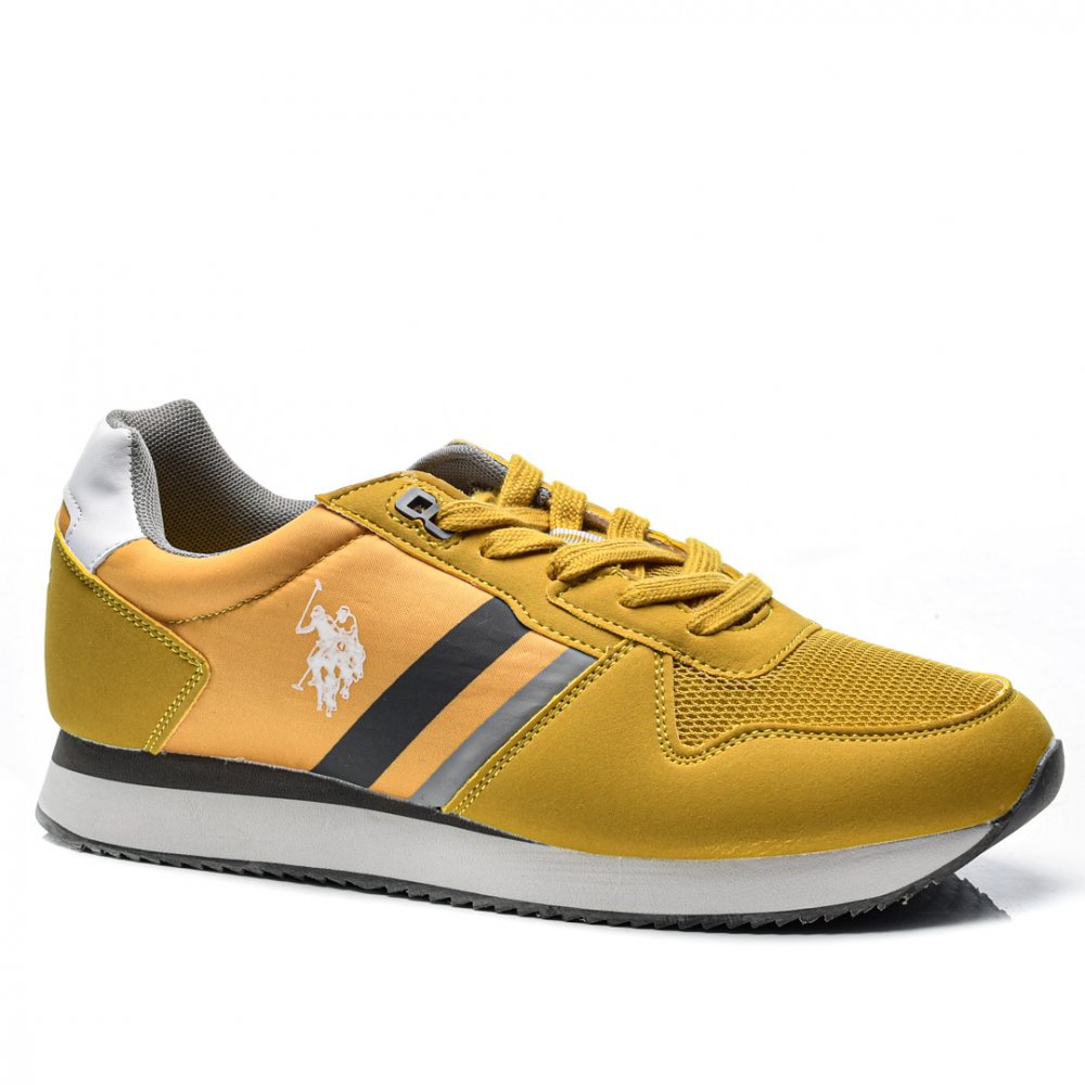 U.S. POLO ASSN, PANTOFI SPORT YELLOW NOBIL-006