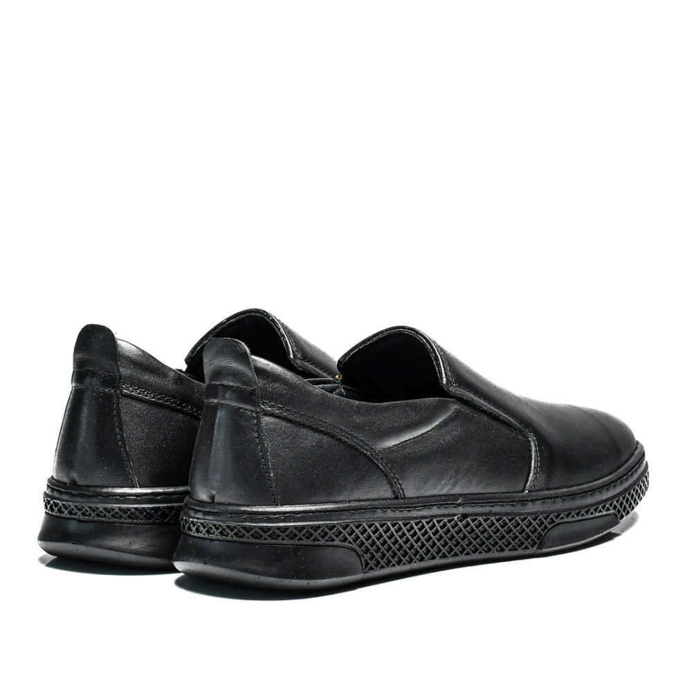 ESPADRILE NEGRE PIELE NATURALA 1VE082