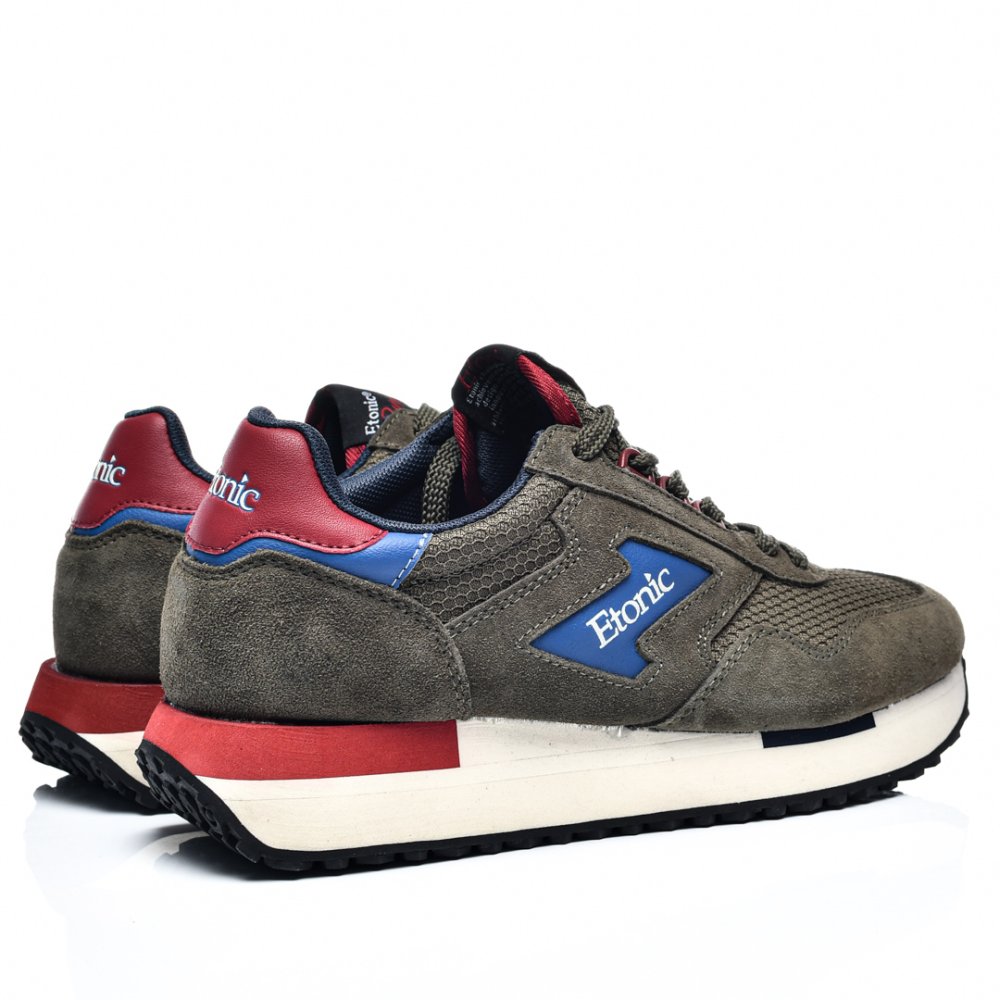 ETONIC, PANTOFI SPORT KHAKI PIELE NATURALA INTOARSA ETM225640