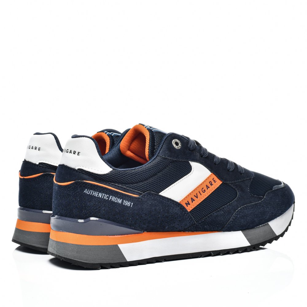 NAVIGARE, PANTOFI SPORT NAVY ORANGE NAM313005