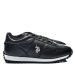 U.s. polo assn, pantofi sport piele naturala black doris