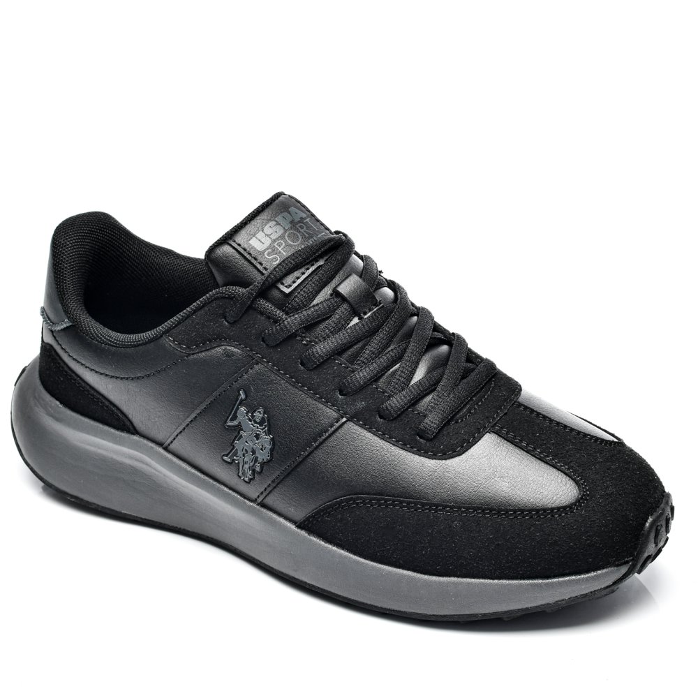 U.S. POLO ASSN, PANTOFI SPORT BLACK REMUS