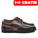 Pantofi negru maro talpa neagra piele naturala 1ve67nev