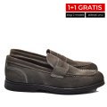 MOCASINI KHAKI PIELE NATURALA INTOARSA 1VE818B