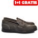 Mocasini khaki piele naturala intoarsa 1ve818b