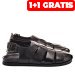 Sandale negre piele naturala 8ve646142