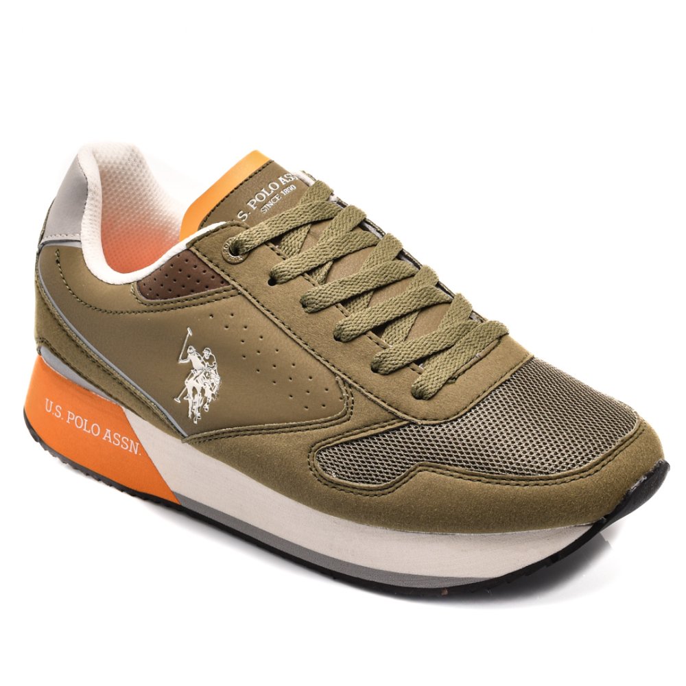 U.S. POLO ASSN, PANTOFI SPORT KHAKI NOBIL-003G