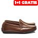 Mocasini maro piele naturala mvem60r01-m4