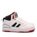 Kinetix, pantofi sport inalti white black gina