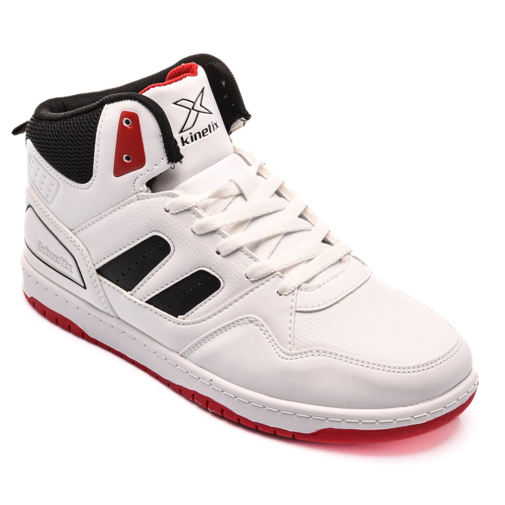 KINETIX, PANTOFI SPORT INALTI WHITE BLACK GINA