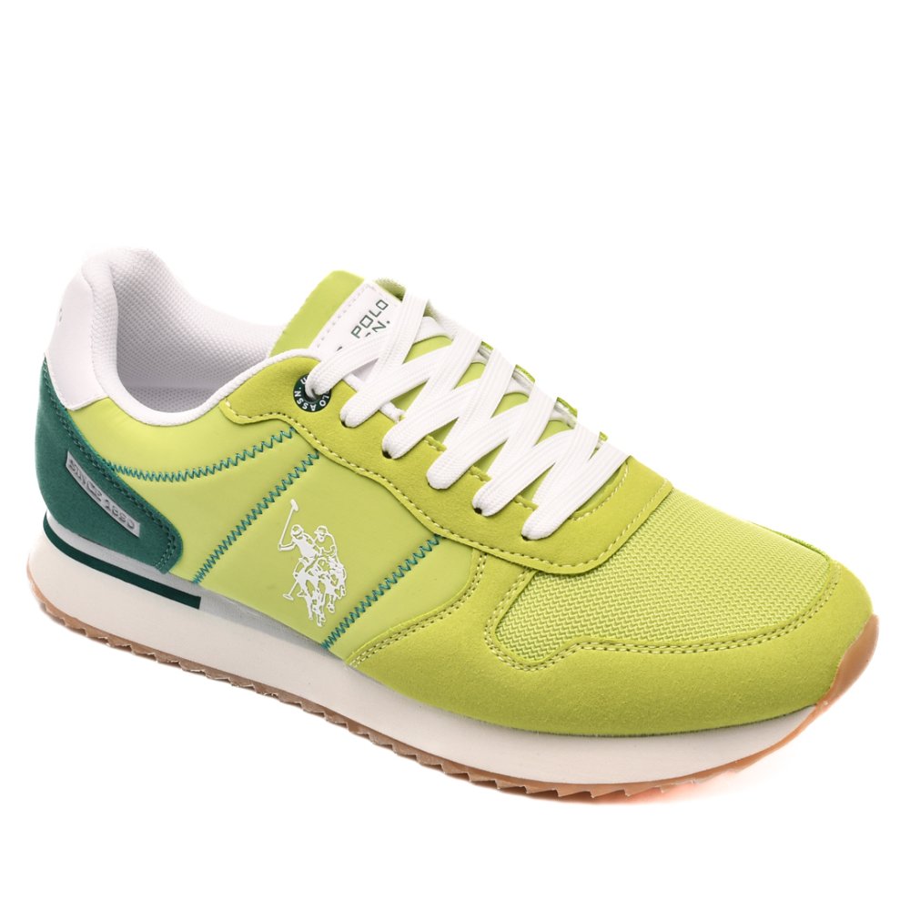 U.S. POLO ASSN, PANTOFI SPORT GREEN NEON ALTENA001A