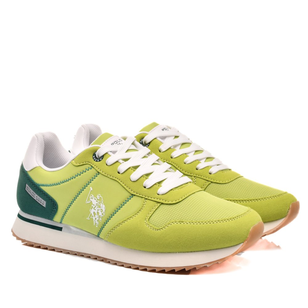 U.S. POLO ASSN, PANTOFI SPORT GREEN NEON ALTENA001A