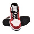 KINETIX, PANTOFI SPORT INALTI WHITE RED JONES