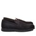 Mocasini navy piele naturala intoarsa 1ve818b