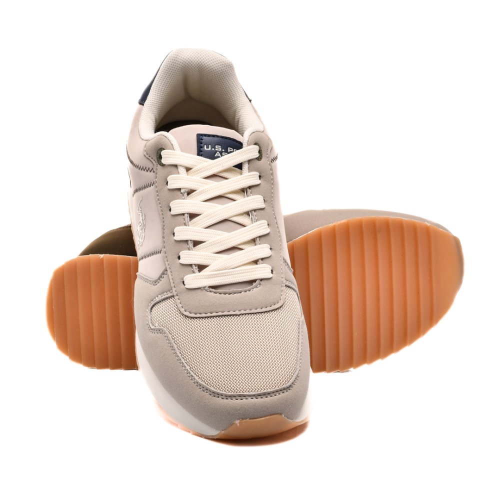 U.S. POLO ASSN, PANTOFI SPORT BEIGE OLIVE ALTENA001A