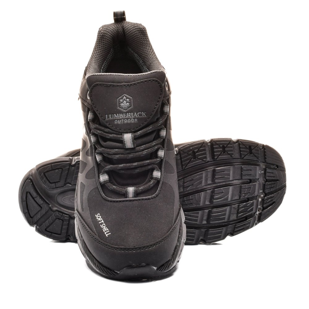 LUMBERJACK, PANTOFI SPORT IMPERMEABILI BLACK GREY URSA