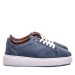 Pantofi sport bleu piele naturala intoarsa bvets012