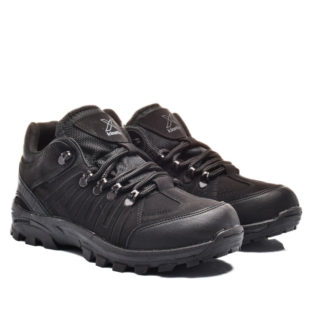 KINETIX, GHETE SPORT DRUMETIE BLACK ASLANO-HI