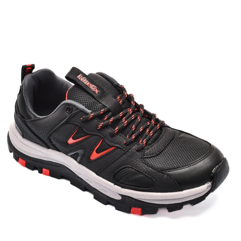 KINETIX, PANTOFI SPORT DRUMETIE BLACK NEPAL