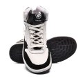 LUMBERJACK, PANTOFI SPORT INALTI BLACK WHITE PIELE NATURALA MARK-HY