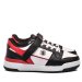 Lumberjack, pantofi sport black red plan