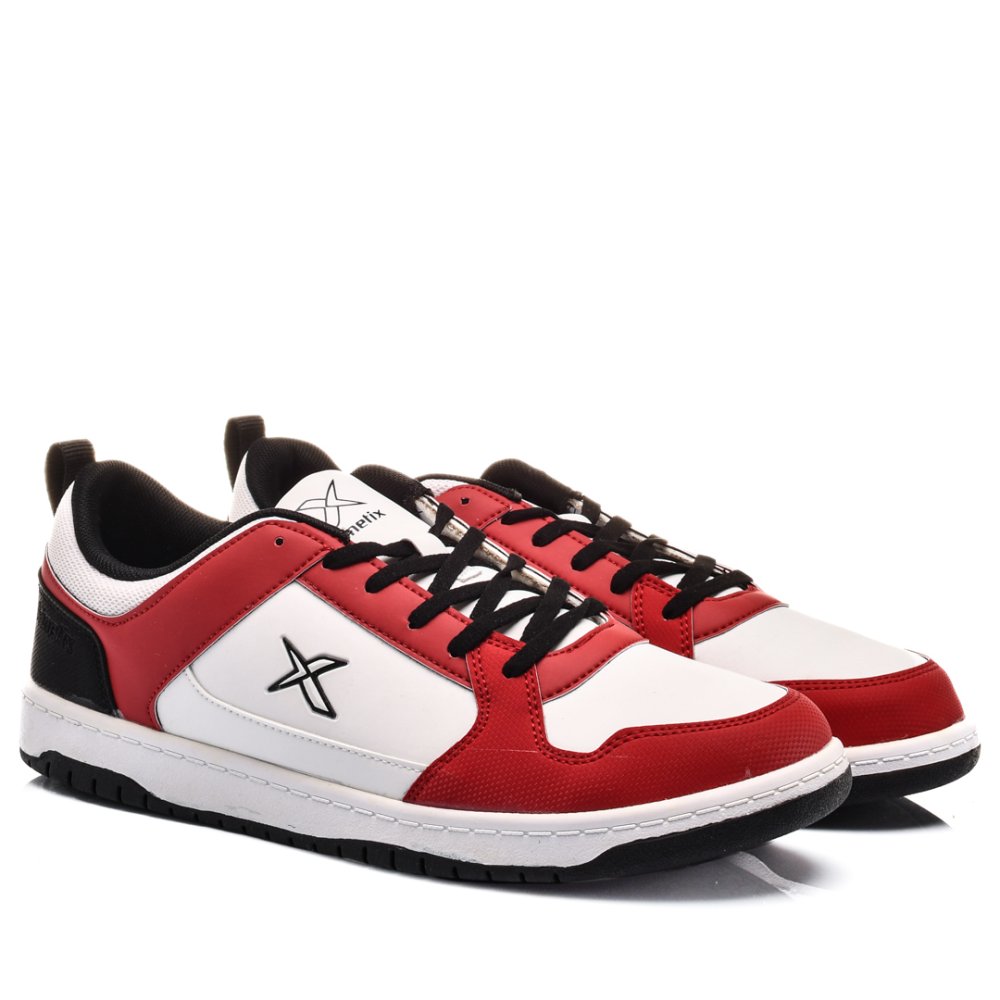 KINETIX, PANTOFI SPORT WHITE RED JONES