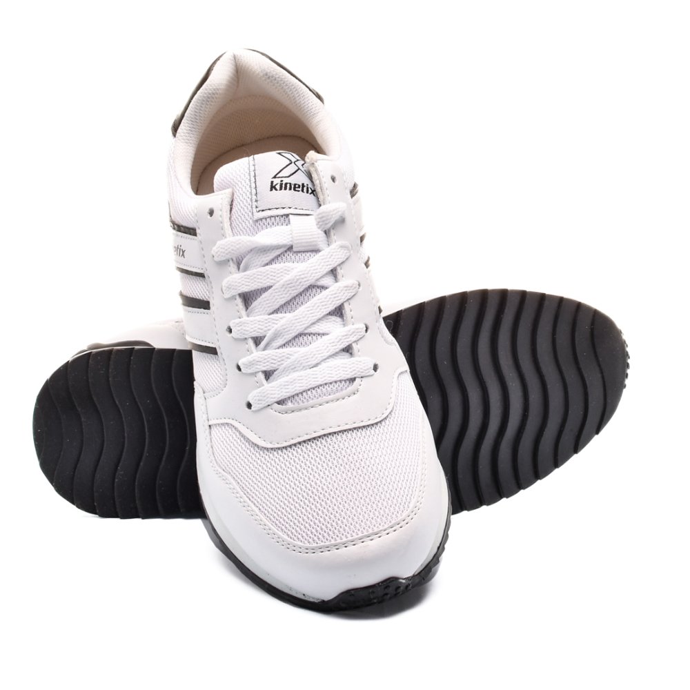 KINETIX, PANTOFI SPORT WHITE BLACK ROLE