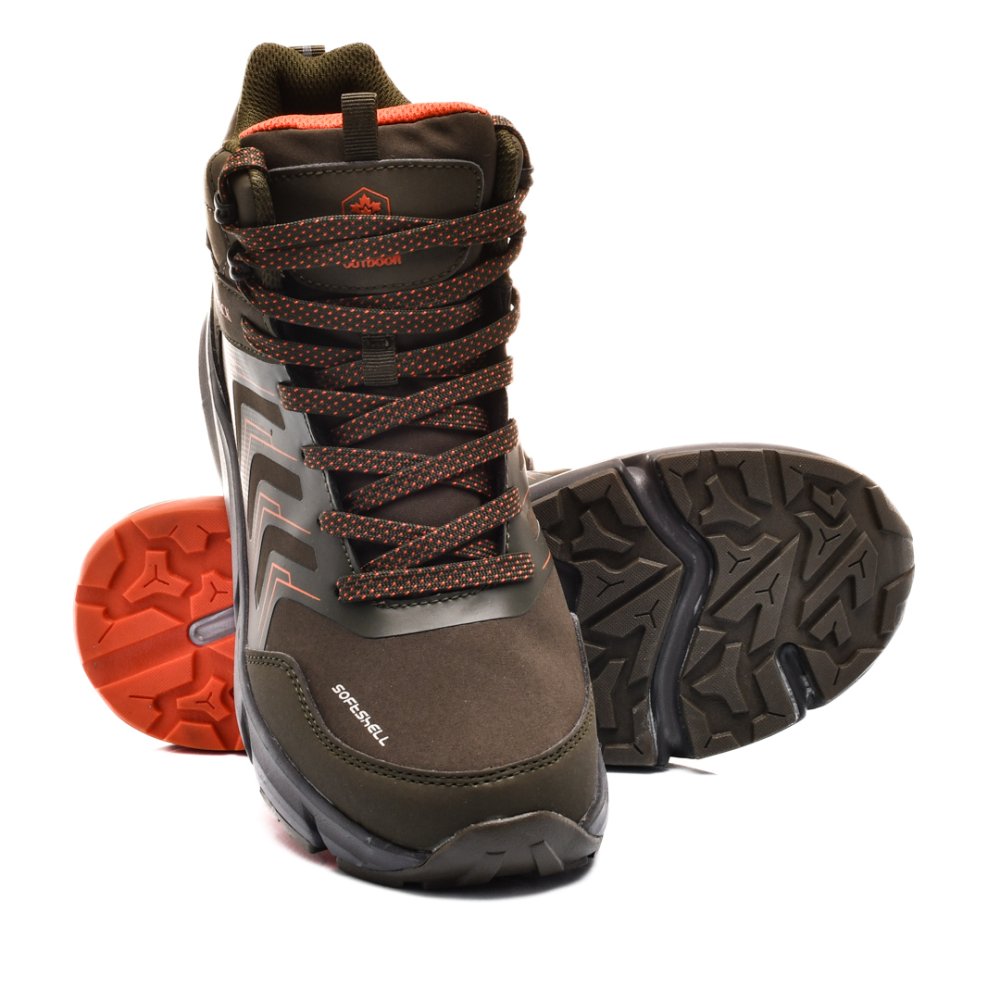 LUMBERJACK, PANTOFI SPORT INALTI IMPERMEABILI KHAKI HARRY-HI