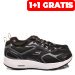 Skechers, pantofi sport black white 220034