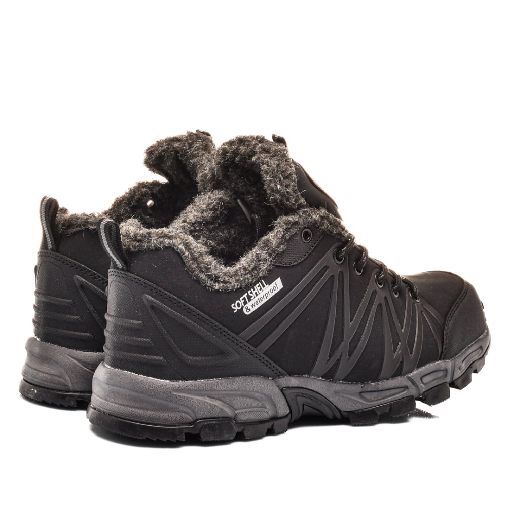 LUMBERJACK, PANTOFI SPORT IMPERMEABILI DRUMETIE BLACK SHELL