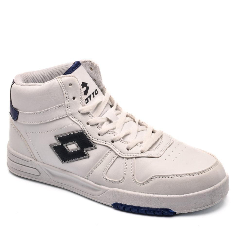 LOTTO, PANTOFI SPORT INALTI MORBIS WHITE