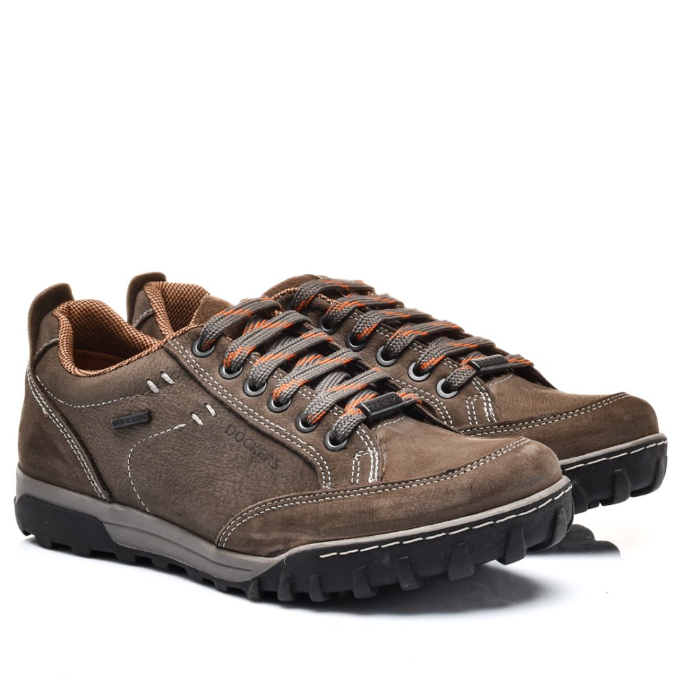 DOCKERS, PANTOFI SPORT KHAKI PIELE NATURALA 217111