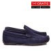 Mocasini bleumarin piele naturala intoarsa 8ve1352