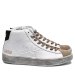 Sax, pantofi sport inalti white piele naturala sam324716