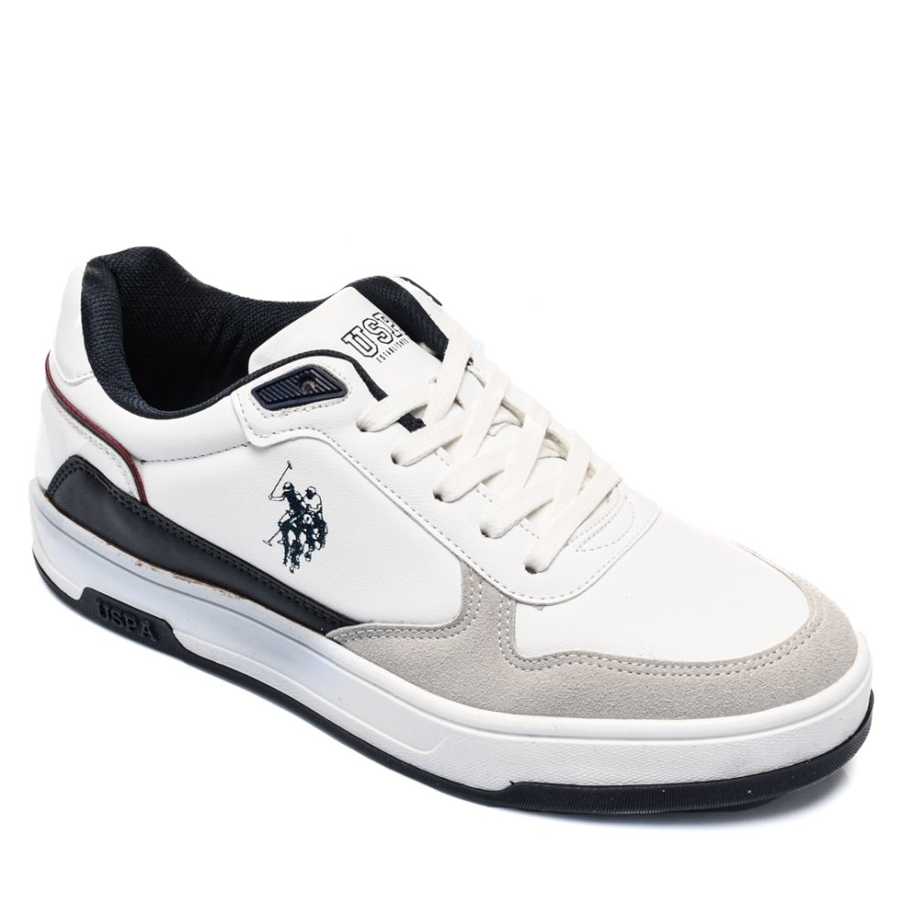 U.S. POLO ASSN, PANTOFI SPORT WHITE KEN-3PR