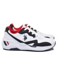 U.S. POLO ASSN, PANTOFI SPORT WHITE RED HUSKY